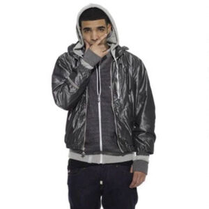 ** LRG Junior Black Zip Front Hooded Windbreaker Size 5